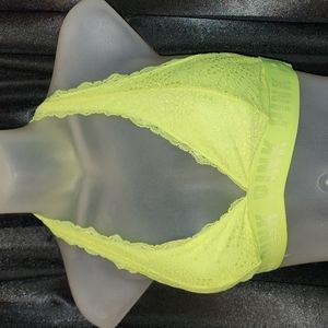 NWT Pink Victoria's Secret racer bacteria bralette.